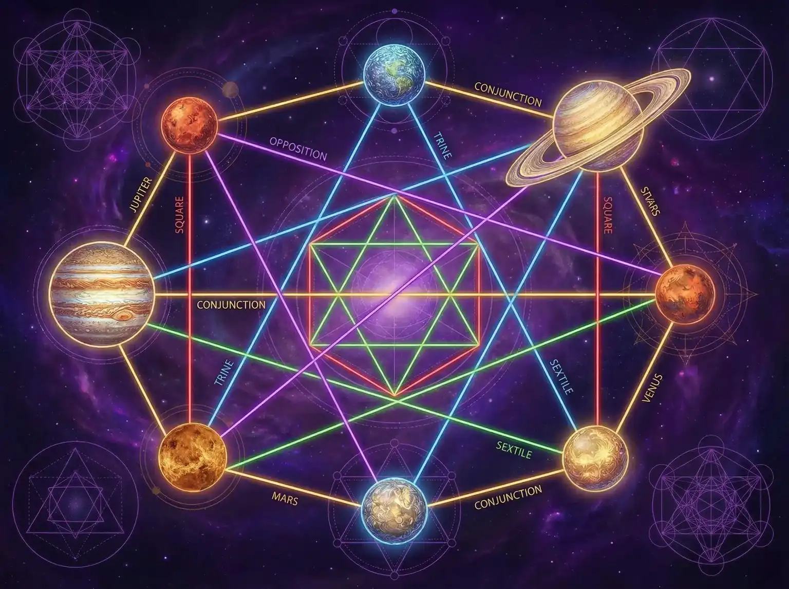 行星相位解读 - z0z大狗 | 占星学进阶